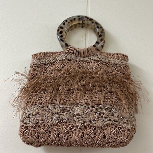 Gun Marie Nilsson New York vintage taupe crochet handbag - Picture 4 of 6